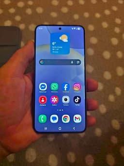 Samsung Galaxy S24 in like-new condition with 256GB storage.