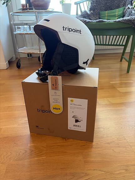Skidhjälm Tripoint 201 Trdkova MIPS skid- och snowboardhjälm 54–58 cm vit