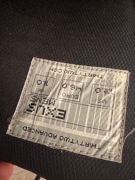 Thirtytwo Exus snowboardboots herr svart storlek 46