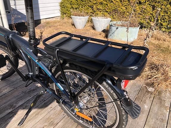 Hopfällbar elcykel i nyskick