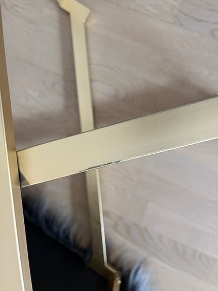 Sittpall med fuskpäls