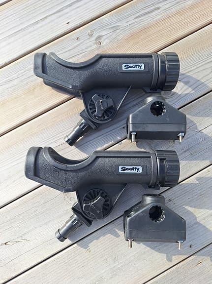 Scotty spöhållare med fästen