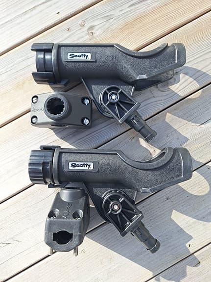 Scotty spöhållare med fästen