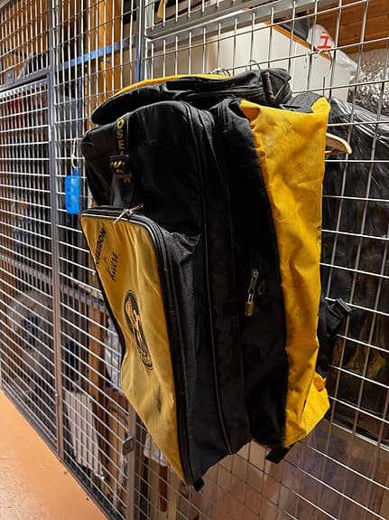 Poseidon dykväska gul svart