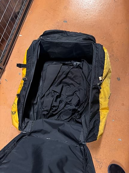 Poseidon dykväska gul svart