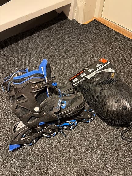 Graf Kid All Inline Skate rullskridskor barn storlek 37-41 svart/blå