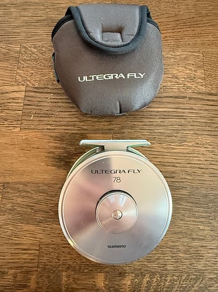 Ultegra Fly 7/8 flugrulle silver. Backing, flytlina och tafs inkluderat