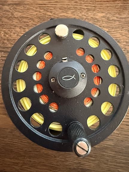 Salmon Guide Line flugrulle svart. Backing och fluglina inkluderat