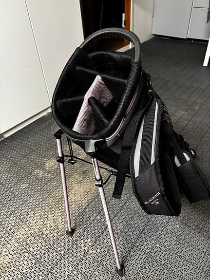 Golfbag Cobra svart, grå och rosa