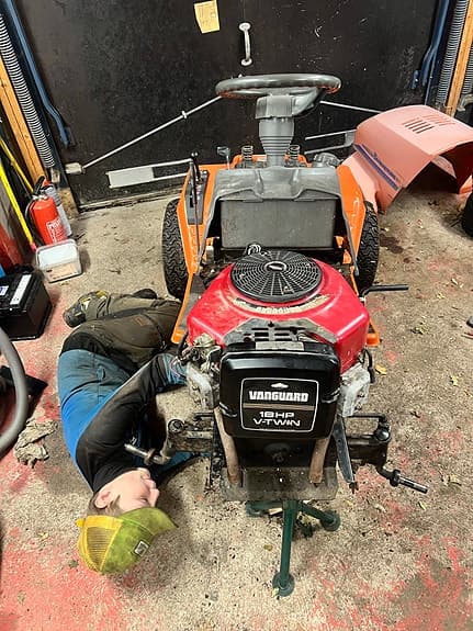 Nyservade och testade gräsklippare