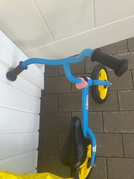 Crescent barncykel 10" blå gul