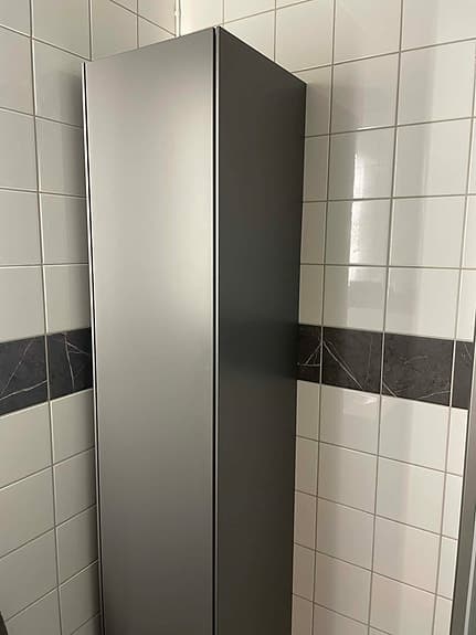 Ifö Sense högskåp SHS 36 G badrumsskåp 172,5 cm grafitgrå