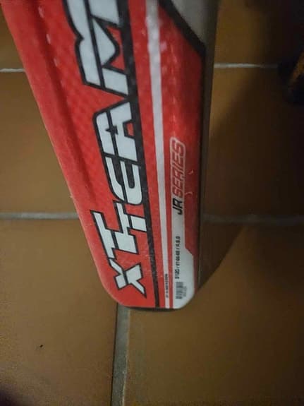 Tecno X-Team JR Series alpinskidor med bindningar röd/vit