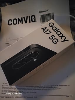 Samsung Galaxy A17 5G , oöppnad i kartong med kvitto och garanti!