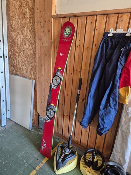 Virus carbon snowboard röd