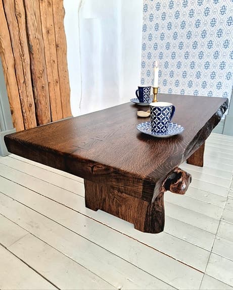 Soffbord massiv ek