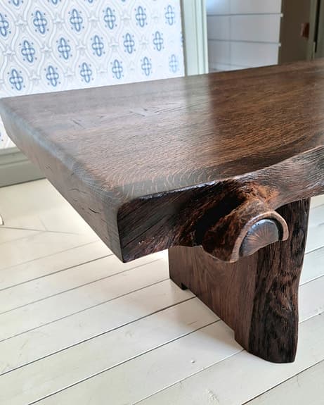 Soffbord massiv ek
