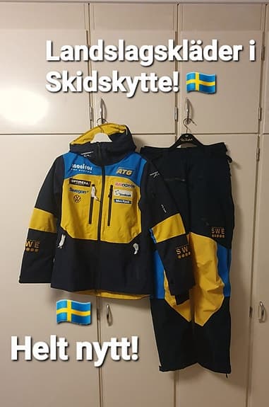 Helt nya skidkläder från Swedemount svenska skidskyttelandslaget