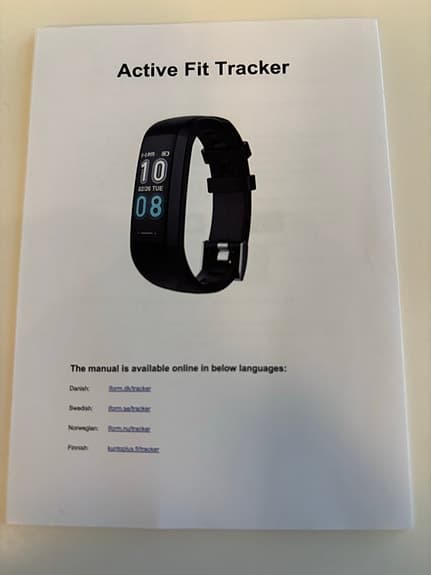 HitFit Pro Active Fit Tracker aktivitetsarmband svart