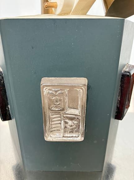 ERIK HÖGLUND. TAKLAMPA. METALL OCH GLAS – Boda glasbruk