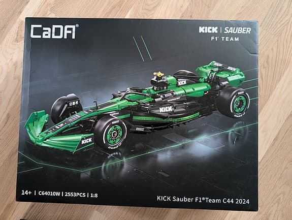 Byggblocksbil Kick Sauber F1