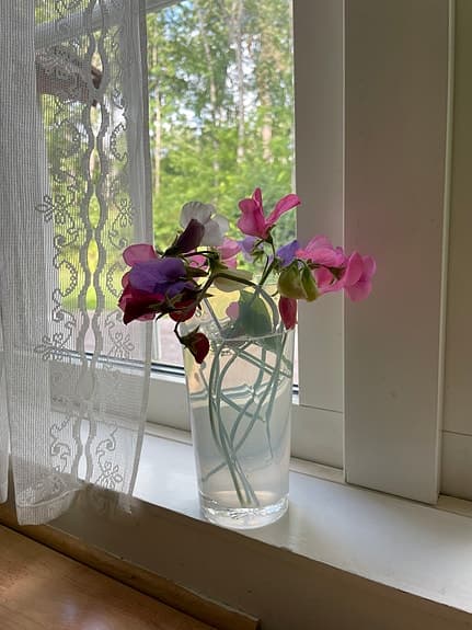 Tine K mjölkvit vas