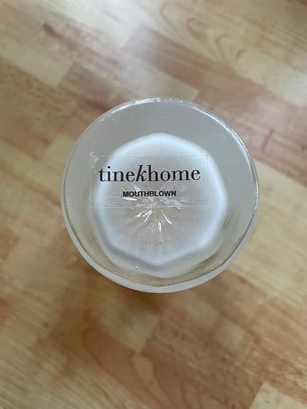 Tine K mjölkvit vas