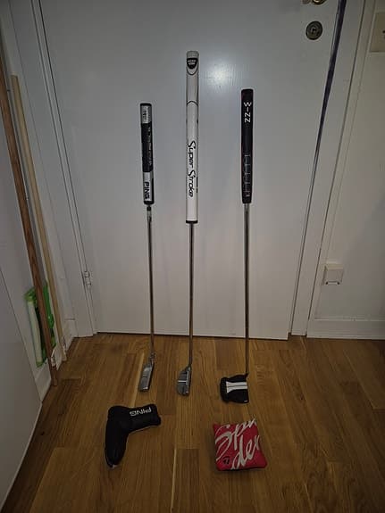 3 Putters - Ping och Taylormade