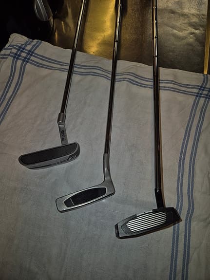 3 Putters - Ping och Taylormade