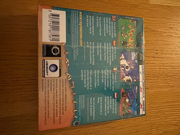 Rayman Hoodlum’s Revenge Game Boy inplastat