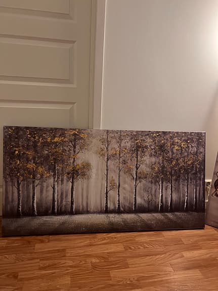 Mio tavlor skogsmotiv och tigermotiv