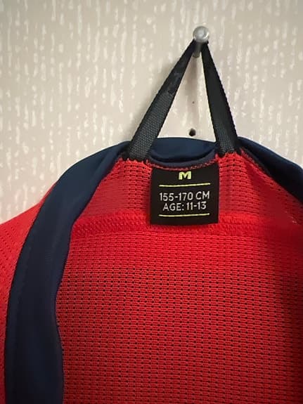 Scott ryggskydd junior röd storlek M 155–170 cm