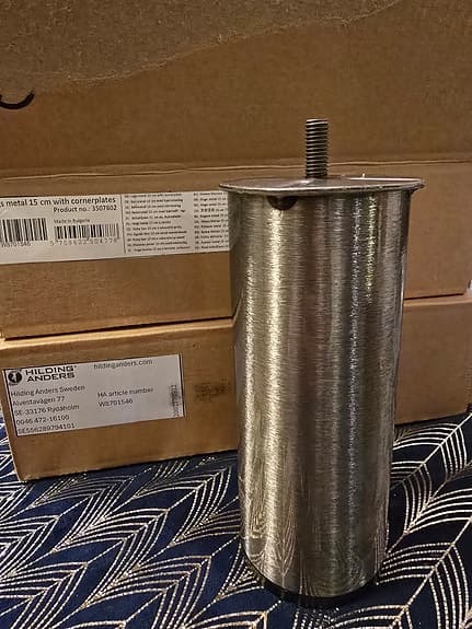 Sängben Ø5xH15cm PYTTELVA stål 4 st/set