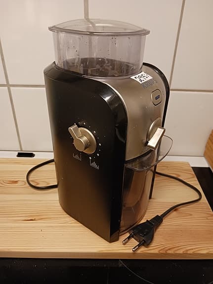 Krups kaffekvarn elektrisk svart