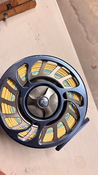 Partridge of Redington flugrulle för laxfiske klass 10-11. flugrulle blå