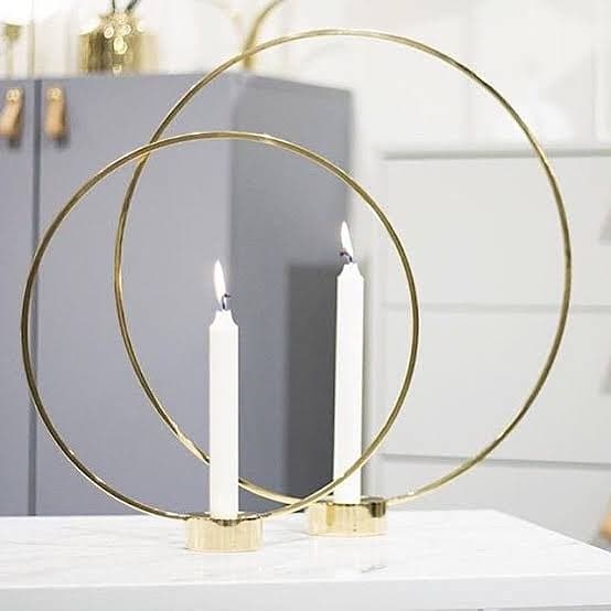 Klong Gloria ljusstake + glas insats för blommor