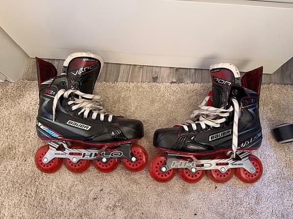 Bauer Vapor rullskridskor herr storlek 44 svart/röd