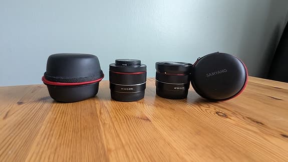 Samyang 35 AF 2.8/FE och 24 AF 2.8 /FE