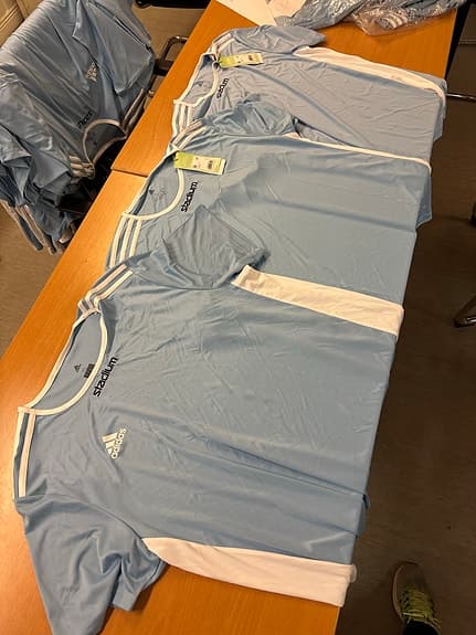 Adidas Entrada 18 fotbollströja herr XL ljusblå