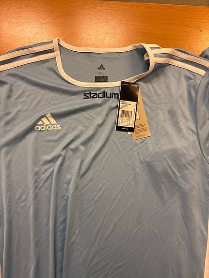 Adidas Entrada 18 fotbollströja herr XL ljusblå