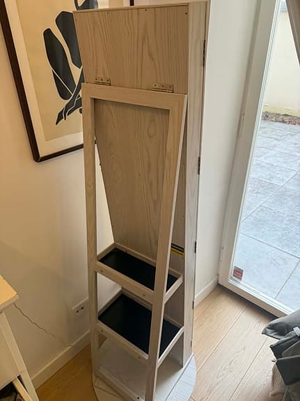 Songmics Smyckesskåp roterande (trasig spegel)