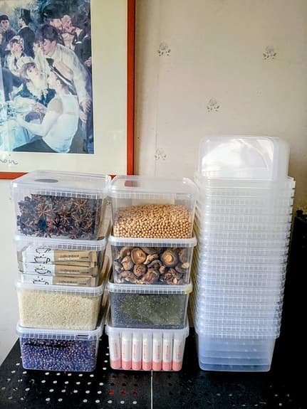 20st Genomskinliga Förvaringslådor Med Lock Av Bästa Kvalitet