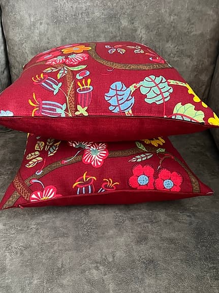 2st. Kuddfodral/ Tyg Från Svenskt Tenn/ Josef Frank/ Baranquilla