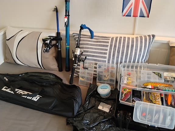 Komplett fiske utrustning