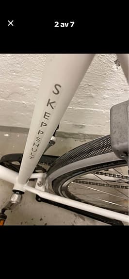 Skeppshult Elit hybridcykel 53 cm 28" unisex vit