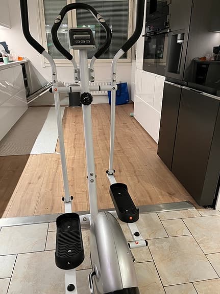 Trekkrunner crosstrainer vit/svart