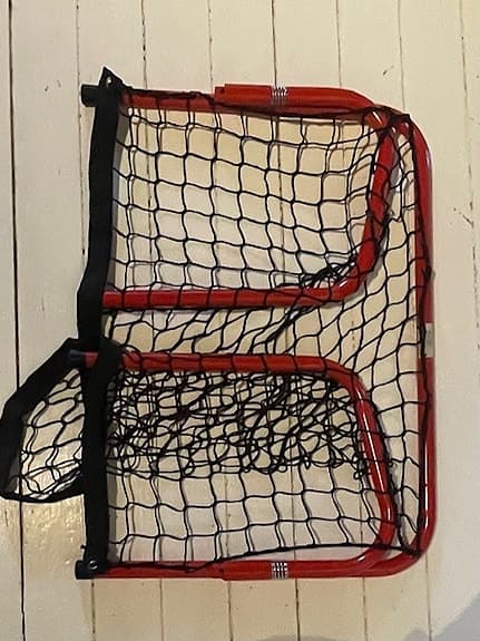 Ishockeymål rött hopfällbart