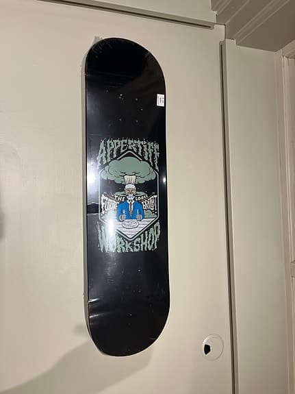 Appetite Workshop skateboarddeck 8.125 tum svart