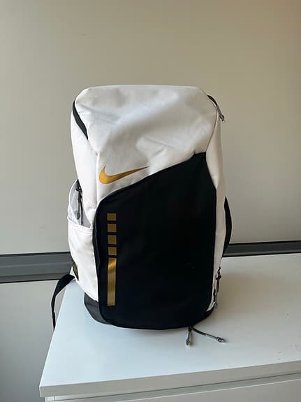 Nike Elite basketväska vit
