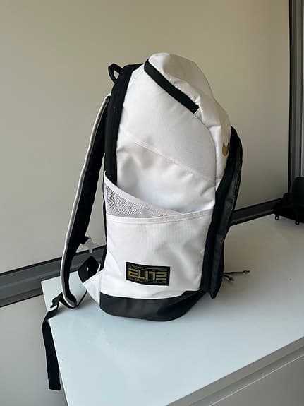 Nike Elite basketväska vit